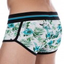 SKU Floral Cotton Trunks - White