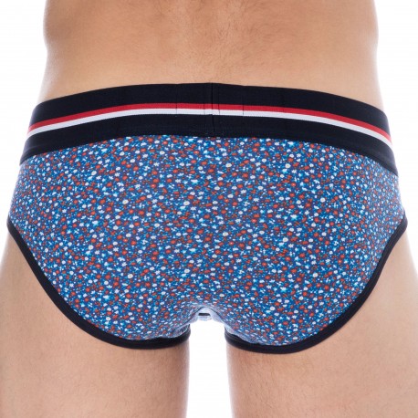 SKU Floral Cotton Briefs - Blue