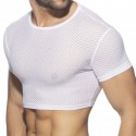 Addicted Fantasy Diamond Crop Top - White