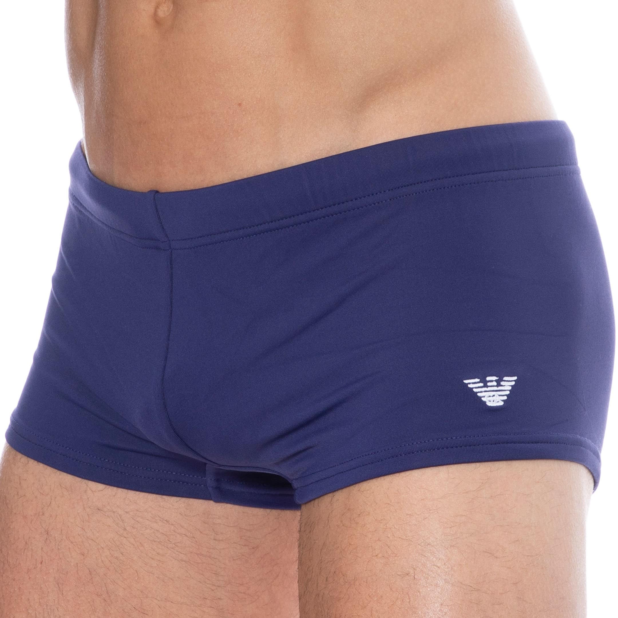 Emporio Armani Embroidery logo Swim Trunks - Navy | INDERWEAR