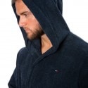 Tommy Hilfiger Cotton Bathrobe - Navy