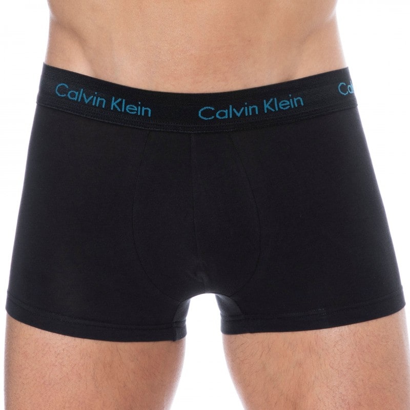 Calvin Klein Cotton Stretch 3 pack low rise boxer briefs in black
