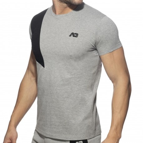 Addicted AD Cotton T-Shirt - Heather Grey