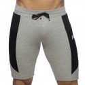 Addicted AD Cotton Long Sports Shorts - Heather Grey