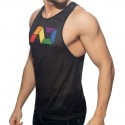 Addicted AD Rainbow Tank Top - Black