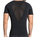 LEO Microfiber Slimming Compression T-Shirt - Black