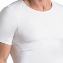 LEO T-shirt Microfibre Compression Modérée Blanc