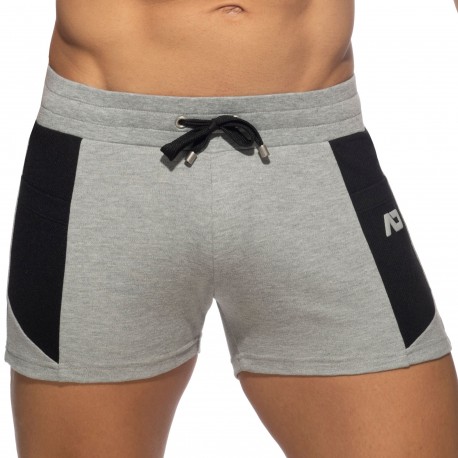 Addicted AD Cotton Sport Shorts - Heather Grey