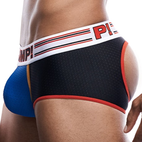 Pump! E-Racer Circuit Bottomless Access Trunks - Black - Electric Blue