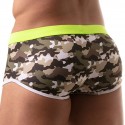 TOF Paris Shorty de Bain Iconic Camouflage Kaki