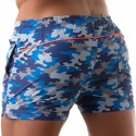 TOF Paris Iconic Swim Shorts - Blue Camo