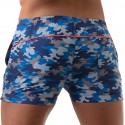 TOF Paris Iconic Swim Shorts - Blue Camo