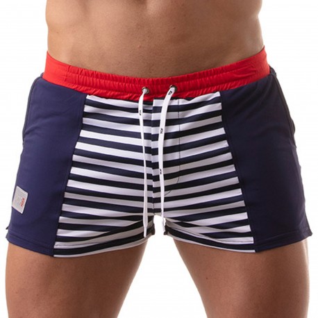 TOF Paris Iconic Swim Shorts - Sailor