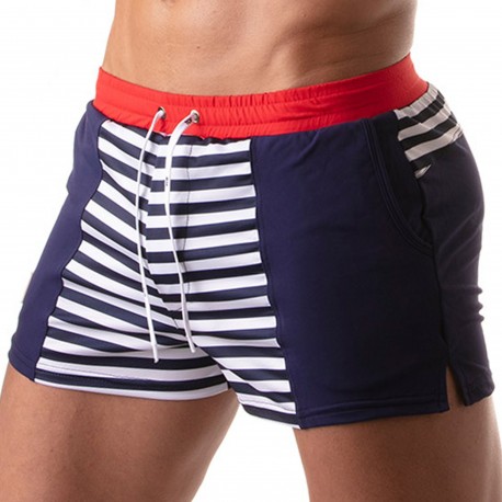 TOF Paris Iconic Swim Shorts - Sailor