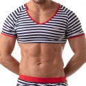 TOF Paris Iconic Crop T-Shirt - Sailor