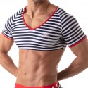 TOF Paris Iconic Crop T-Shirt - Sailor