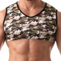 TOF Paris Iconic Crop Tank Top - Camo