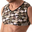 TOF Paris Iconic Crop Tank Top - Camo