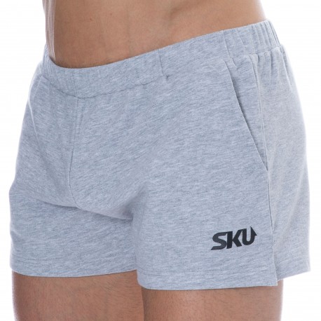 Short Bleu en coton bio pour homme B&F - My Green Sport