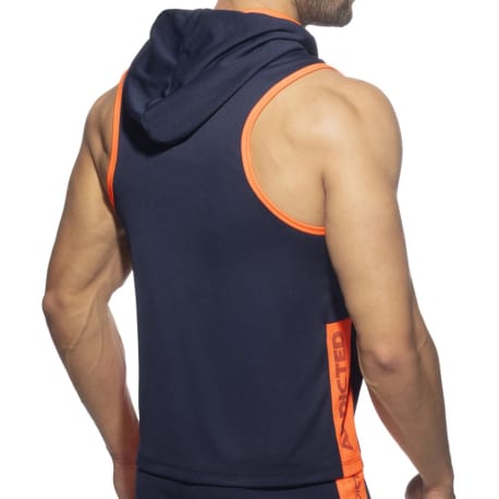 Addicted AD Sleeveless Hoody - Navy