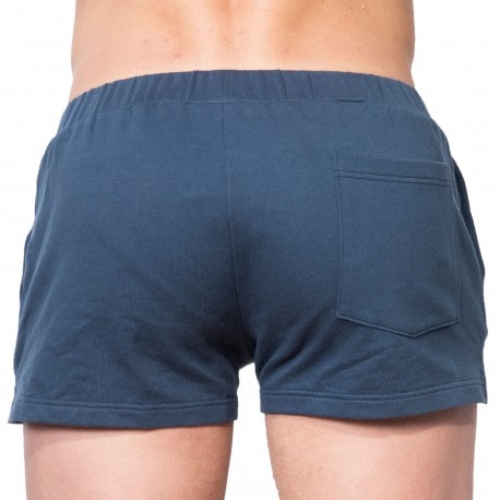 SKU Short de Sport Coton Bleu Marine