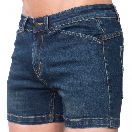 SKU Mini Short Jeans Original Super Push-Up Bleu Marine