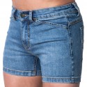 SKU Super Push-Up Original Mini Jeans Shorts - Indigo Blue