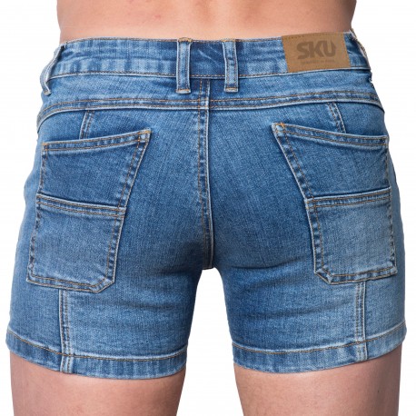 SKU Mini Short Jeans Original Super Push-Up Bleu Indigo