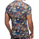 Addicted Comic Microfiber T-Shirt - Navy