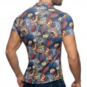 Addicted Comic Summer Shirt - Navy