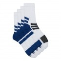 DIM 2-Pack X-Temp Sport Socks - White - Blue