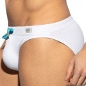 ES Collection Pique Swim Briefs - White