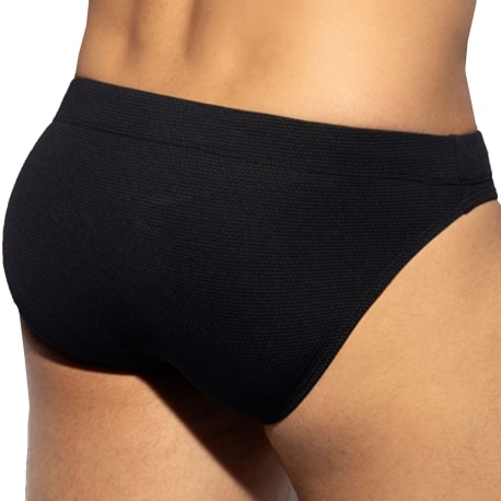 ES Collection Pique Swim Briefs - Black