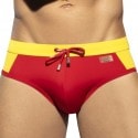 ES Collection Flag Swim Briefs - Red - Yellow