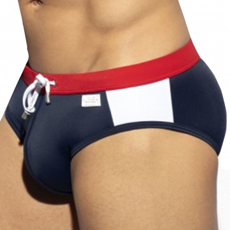 ES Collection Classic Swim Briefs - Navy