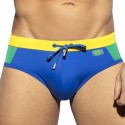 ES Collection Flag Swim Briefs - Blue - Green - Yellow