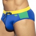 ES Collection Flag Swim Briefs - Blue - Green - Yellow