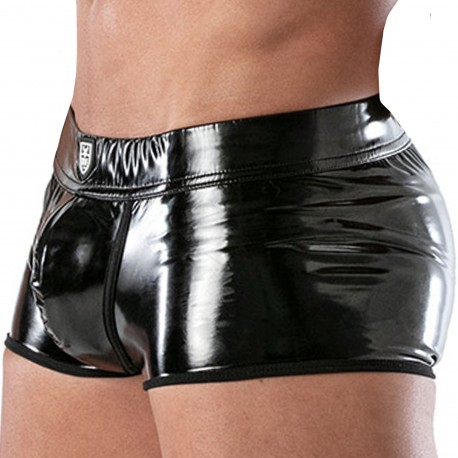 Faux leather Men's Sexy boxer briefs