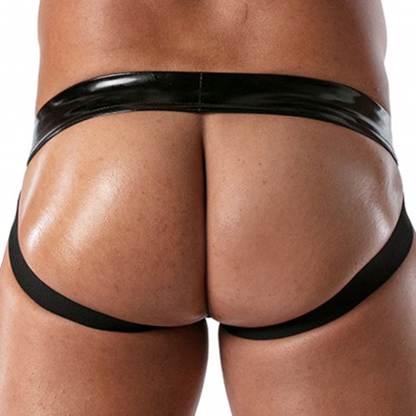 TOF Paris Jock Strap Vinyl Noir