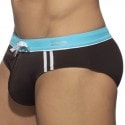 Addicted Slip de Bain Sport Detail Binding Marron