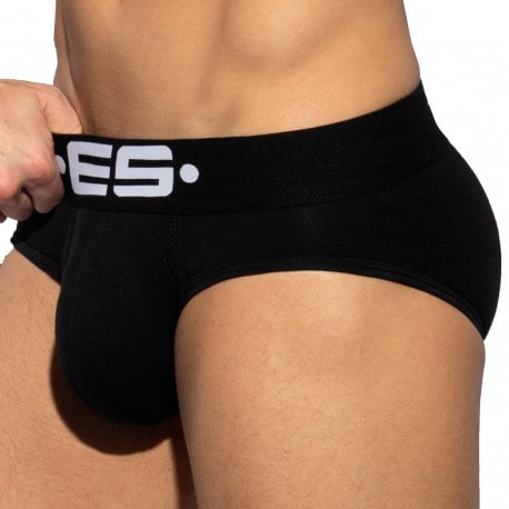 Slip avec coque pour protection homme