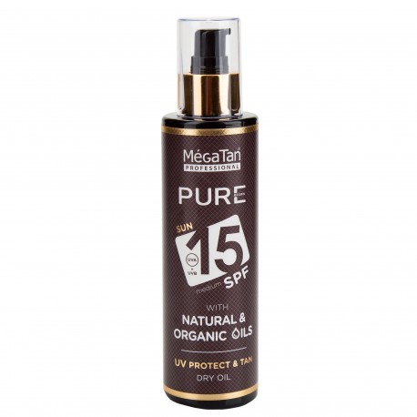 MégaTan Pure Natural Sunscreen Oil SPF15 - 160 ml