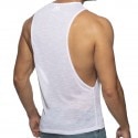 Addicted Flame Low Rider Tank Top - White