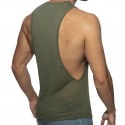 Addicted Flame Low Rider Tank Top - Khaki