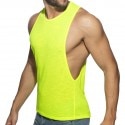 Addicted Flame Low Rider Tank Top - Neon Yellow