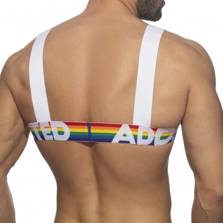 Addicted AD Rainbow Harness - White