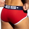 ES Collection Double Side Cotton Briefs - Red - Navy