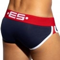 ES Collection Double Side Cotton Briefs - Navy - Red