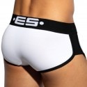 ES Collection Double Side Cotton Trunks - White - Black