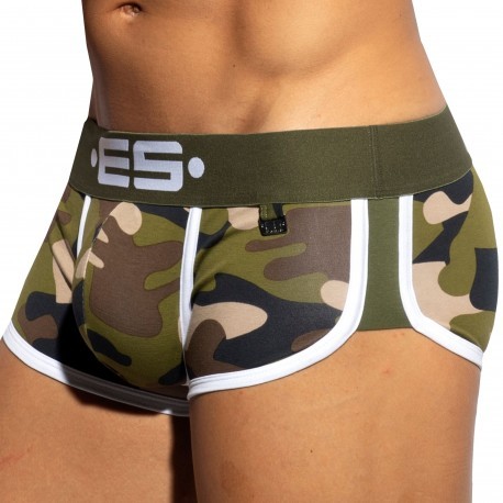 Buy Boxer Briefs Trunks Camouflage Military Frank and Beans Underwear  Mens-XXL Online
